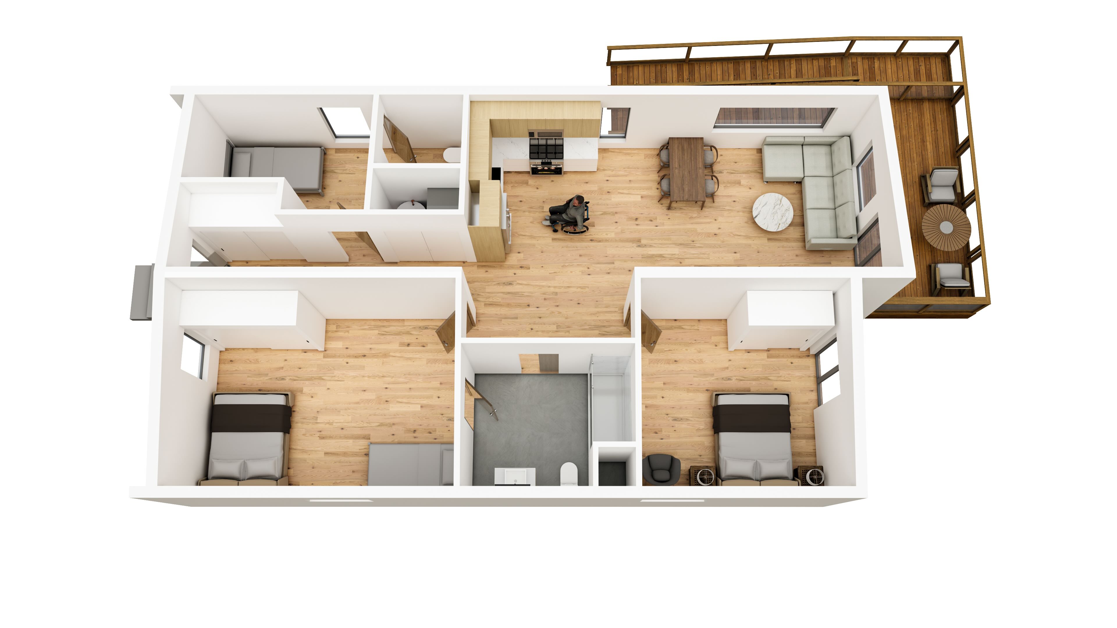 Accessible Layout 3 — floor plan